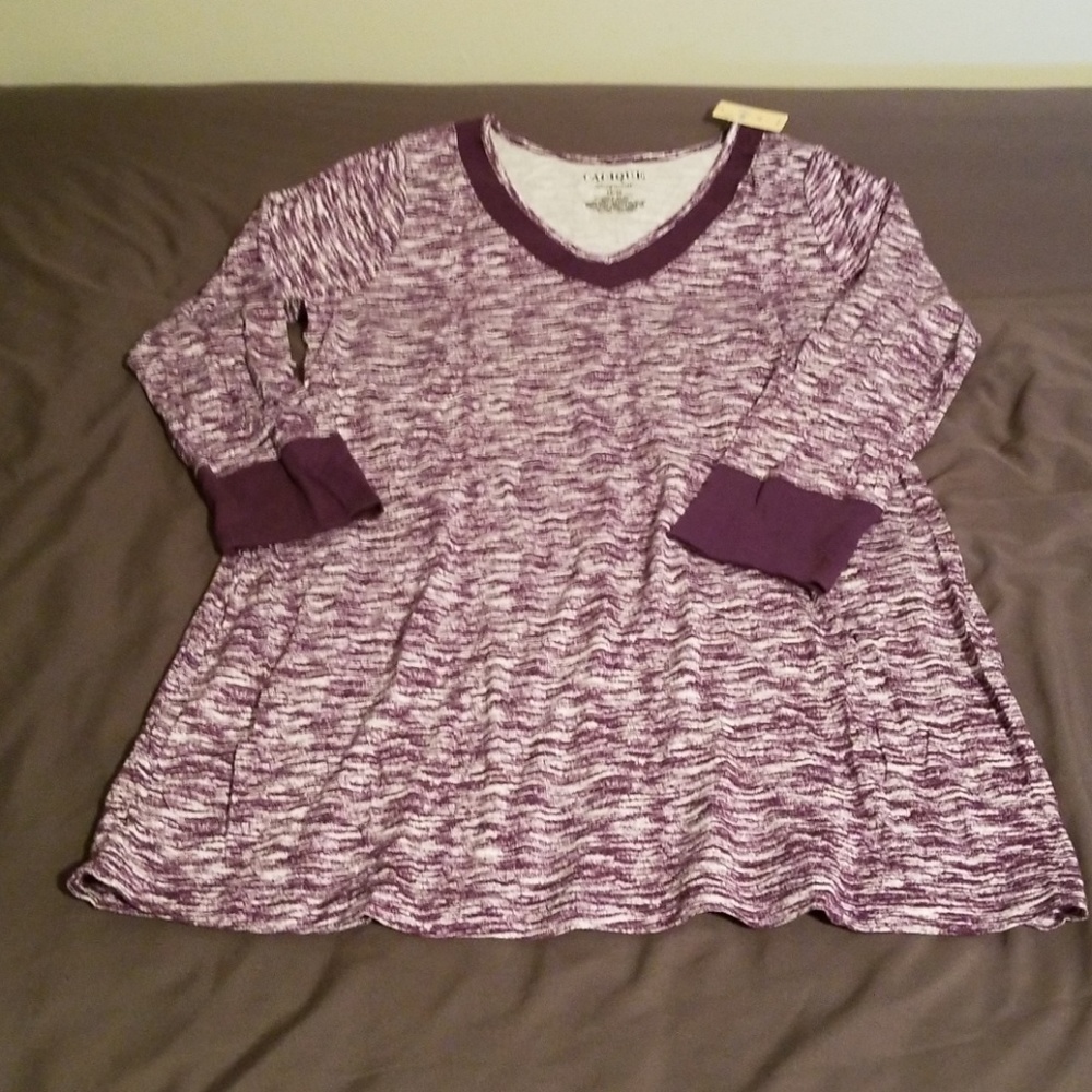 NWT Cacique v-neck nightshirt sz 18/20